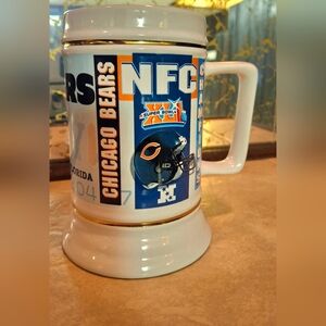 NFL Chicago Bears NFC Champion Ceramic Stein